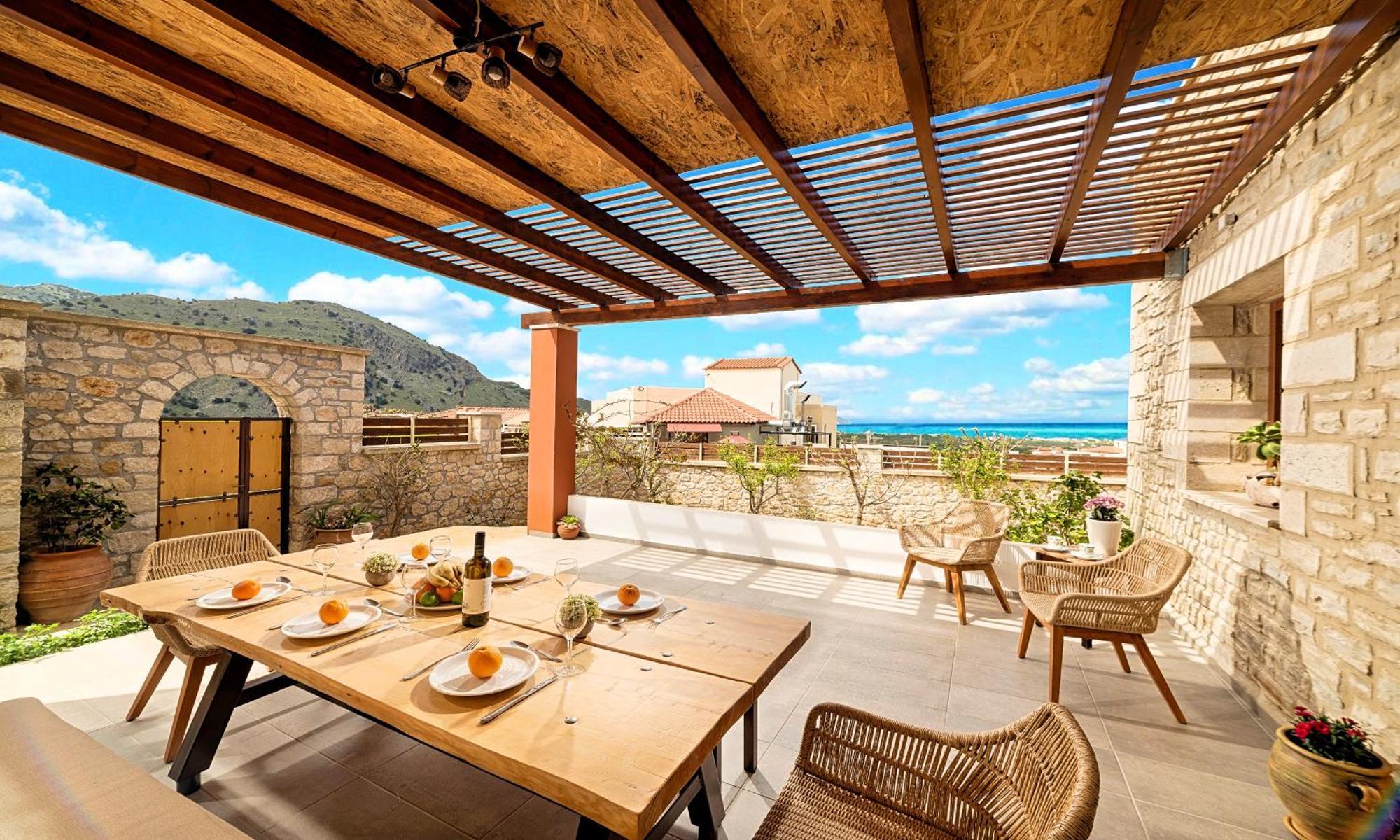 Cretan Sunrise Villa Heated Pool Dhimitroulianá Exteriér fotografie