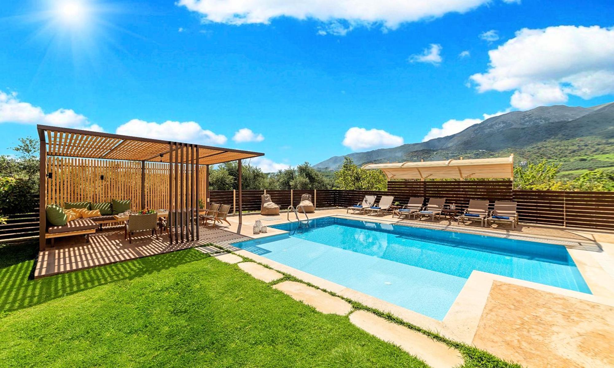 Cretan Sunrise Villa Heated Pool Dhimitroulianá Exteriér fotografie