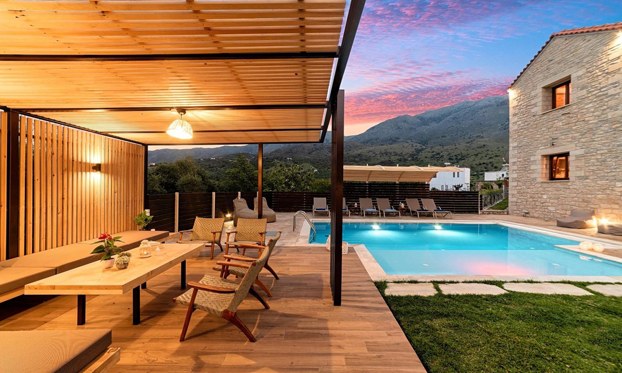 Cretan Sunrise Villa Heated Pool Dhimitroulianá Exteriér fotografie