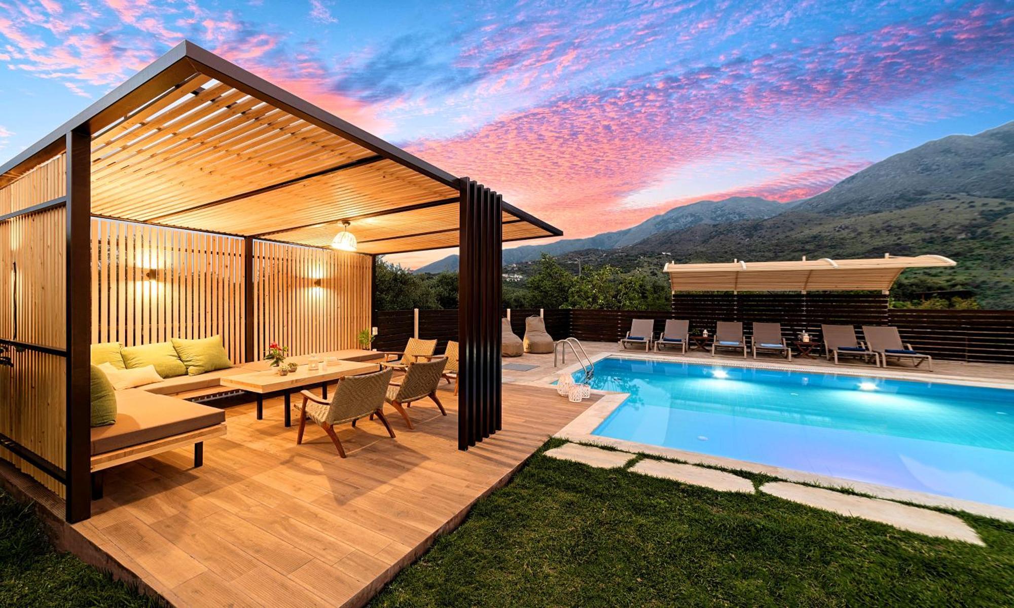 Cretan Sunrise Villa Heated Pool Dhimitroulianá Exteriér fotografie