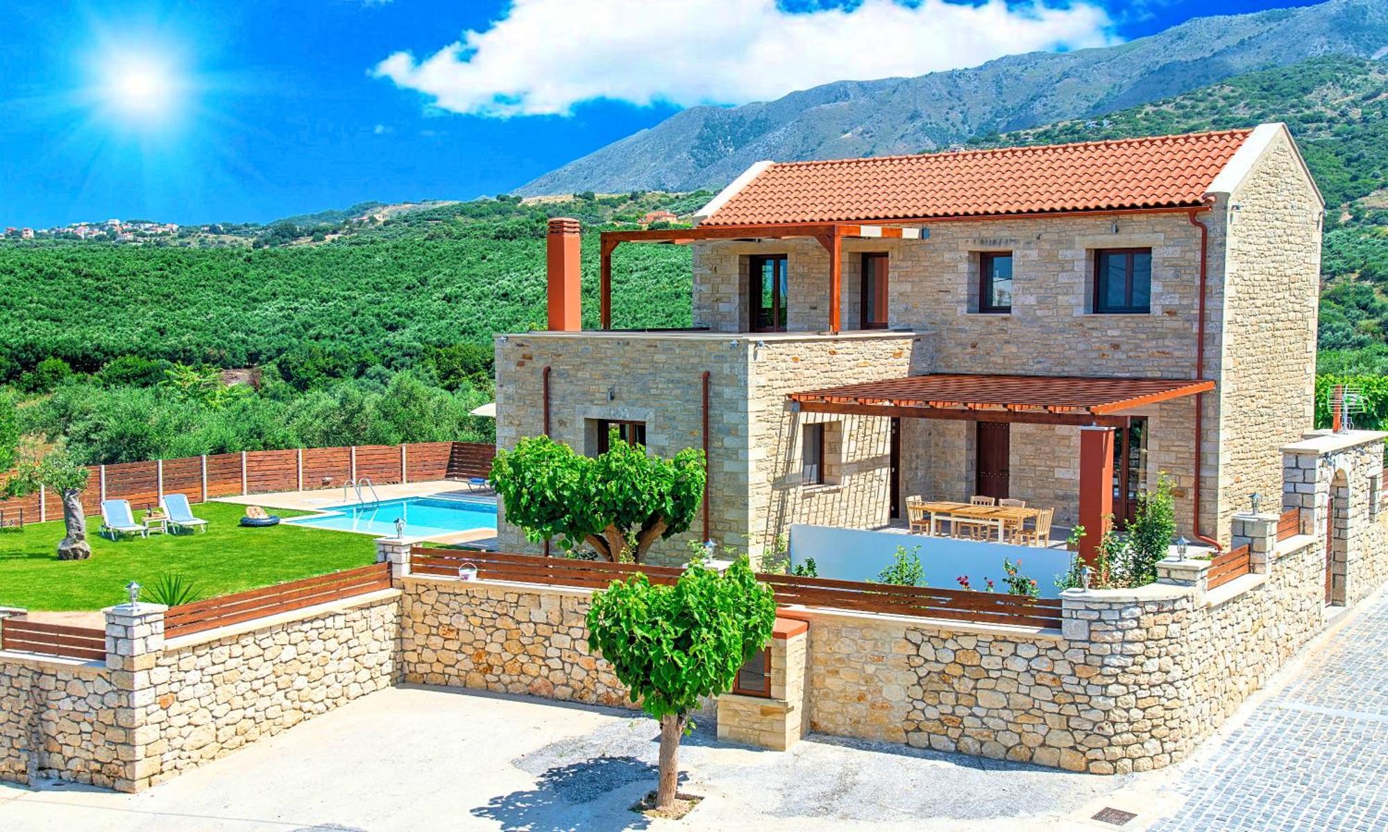 Cretan Sunrise Villa Heated Pool Dhimitroulianá Exteriér fotografie