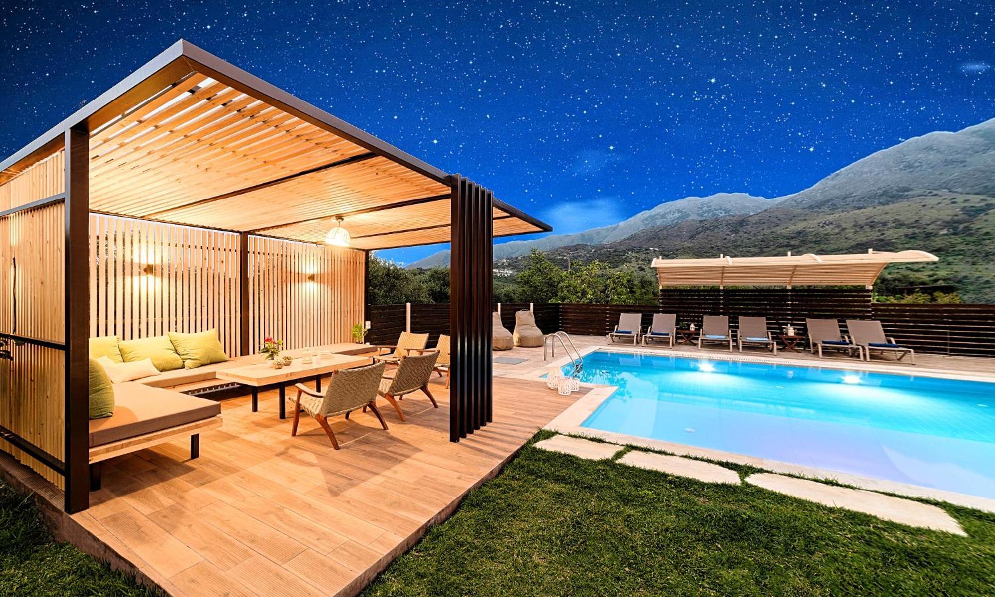 Cretan Sunrise Villa Heated Pool Dhimitroulianá Exteriér fotografie