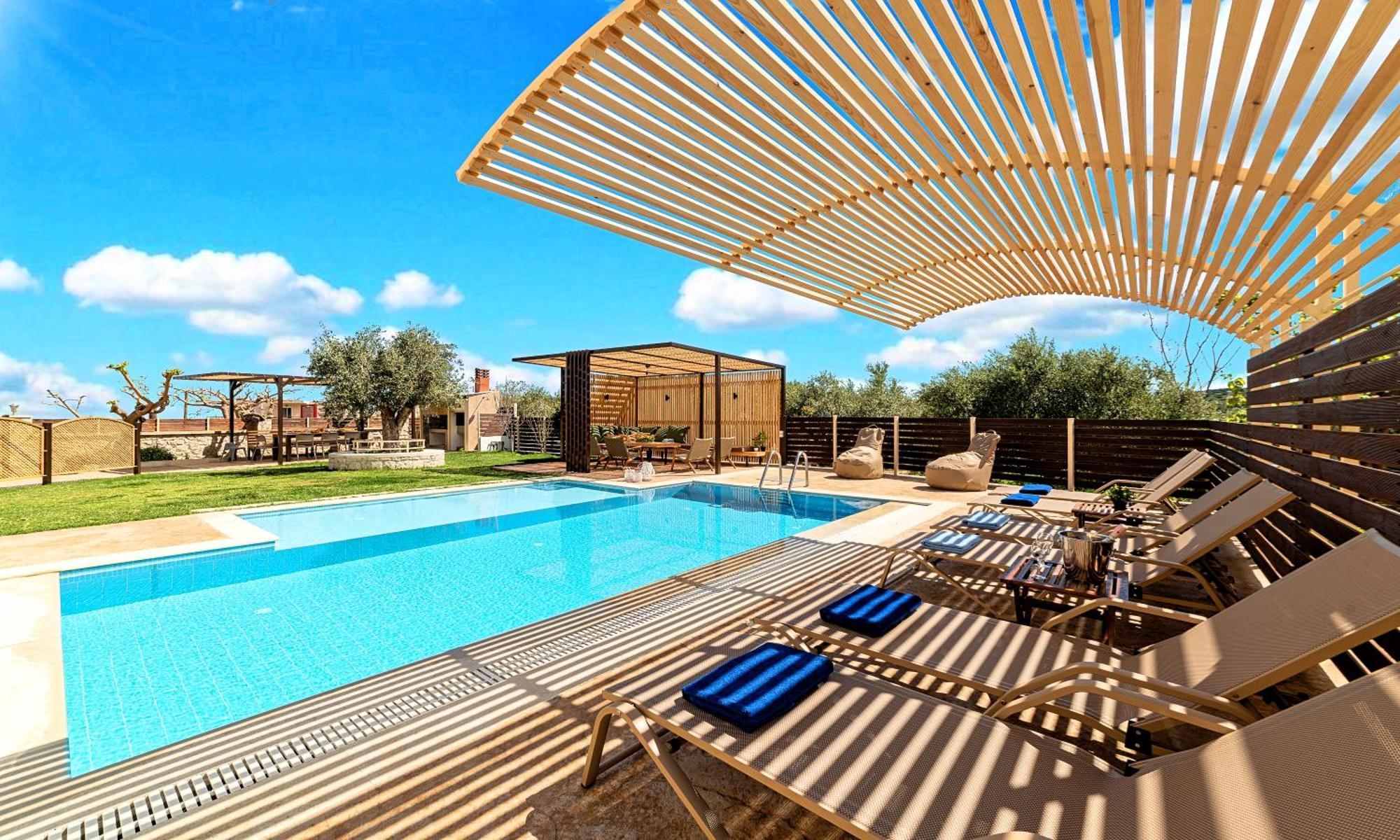 Cretan Sunrise Villa Heated Pool Dhimitroulianá Exteriér fotografie